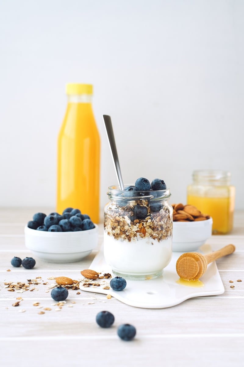 Greek yogurt parfait